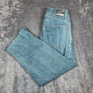 Vintage Y2K Levi's SilverTab Baggy Jeans W33 L30 Wide Leg Faded Blue